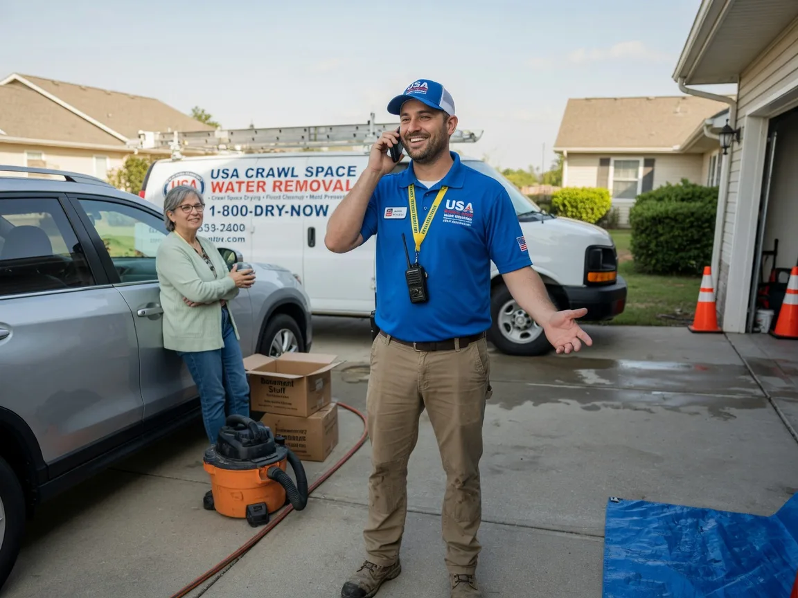 Crawl Space Water Removal Collinsville, VA FAQs